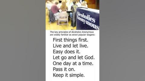 AA SLOGANS