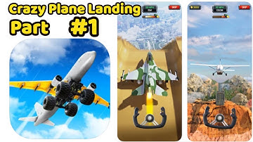 Crazy Plane Landing Game Gameplay Walkthrough Part 1