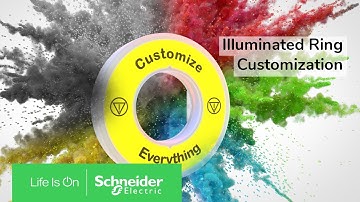 Customize Your Illuminated Ring for Emergency Stop and More | Schneider Electric