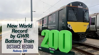 New World Record set by Battery Train
