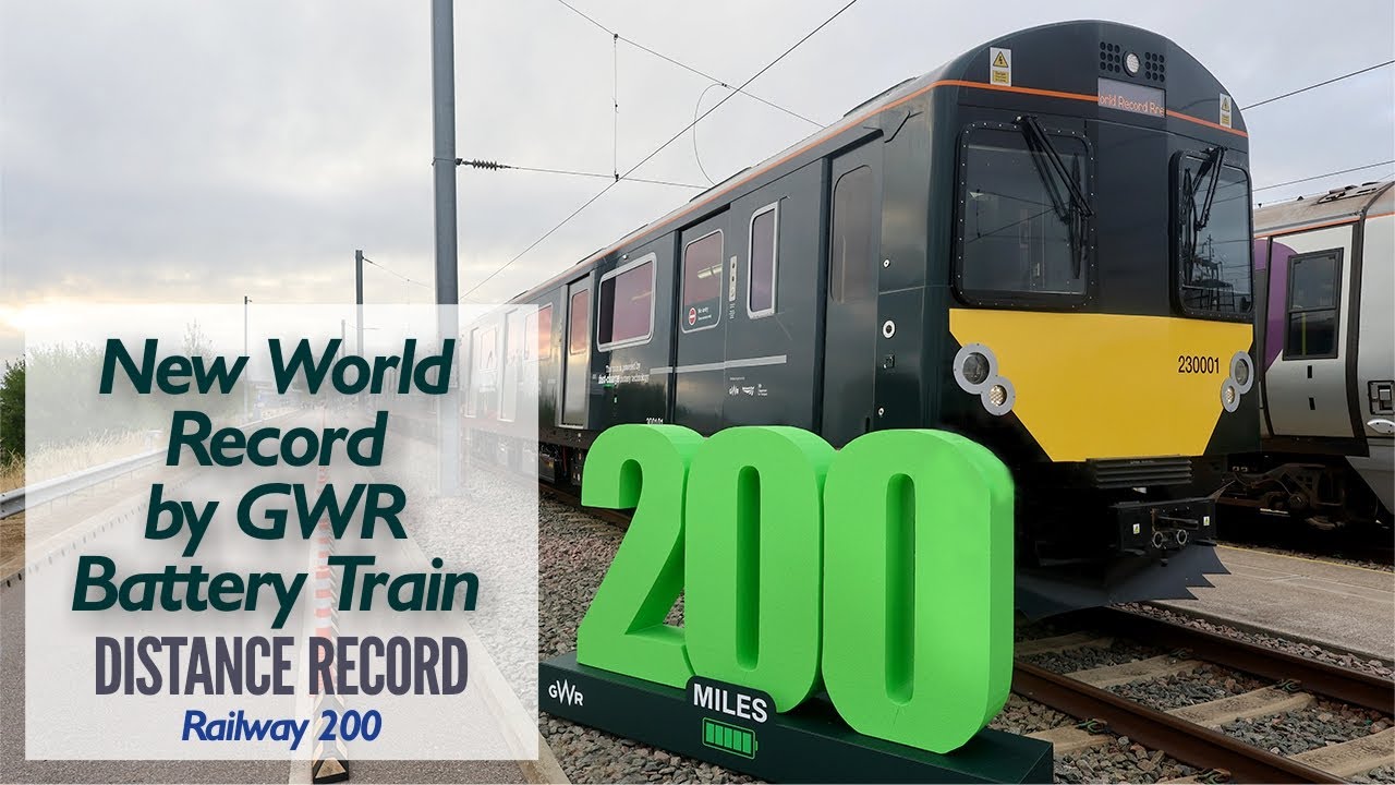 New World Record set by Battery Train