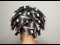 Medium Perm Rod Set| Blow Out Natural Hair | Creme Of Nature Coconut Milk Review