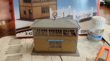 Unboxing Building Review Hornby Town & Country R421 R186 GWR Dunster Signal Box Crossing Model Kit