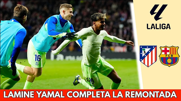 GOL DE LAMINE YAMAL LO DA VUELTA. BARCELONA gana 3-2 sobre el final vs ATLÉTICO DE MADRID | La Liga