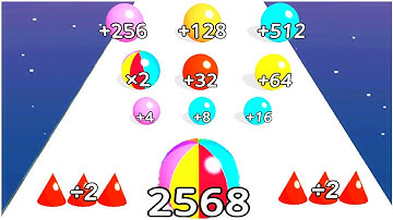 Multiballs Run 2048+ - Gameplay Walkthrough - Levels 1-17