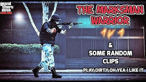 GTA ONLINE 1V1 Marksman Fight | Random Clips