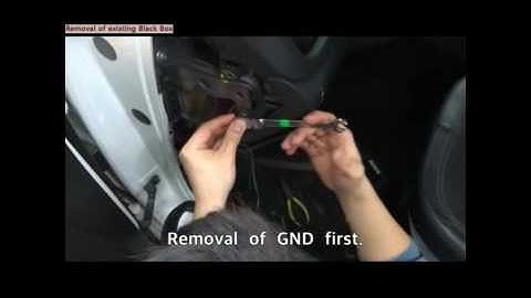 How to remove a Black Box(Dash cam) Made in Korea 2ch