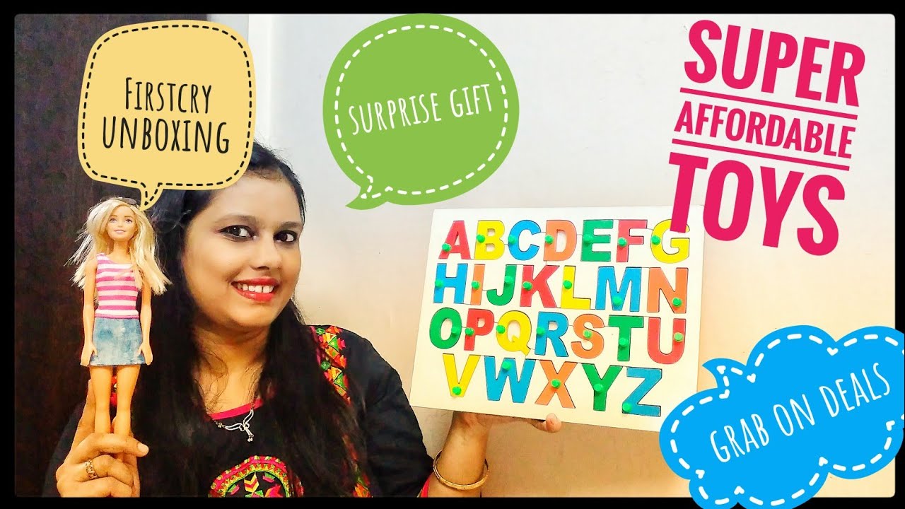 Unboxing & review of Firstcry toys | surprise gift | super affordable toys | best deals on diapers