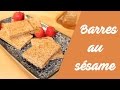 La recette des barres au ssame