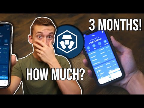 How Much Crypto Did I EARN In 3 Months With Crypto.com? *REVEALED*  Review $MCO $CRO $LINK $BNB
