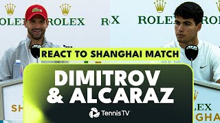 Grigor Dimitrov \& Carlos Alcaraz React To Shanghai Encounter 🗣