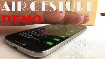 Samsung Galaxy S4 AIR GESTURE DEMO!!