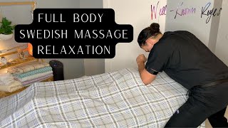 FULL BODY Swedish MASSAGE | Relaxation Massage