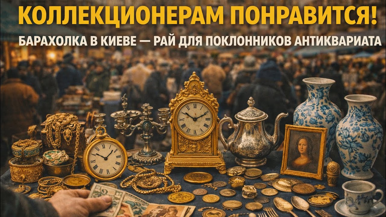ТОЛПЫ ЛЮДЕЙ И ГОРЫ АНТИКВАРИАТА! Что творилось на слёте коллекционеров в Киеве!?