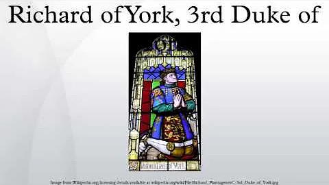 Richard of York, 3rd Duke of York