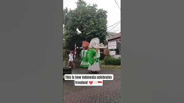 Unforgettable Parade in Indonesia! 🇮🇩 The Magic of Ondel-Ondel You Must See