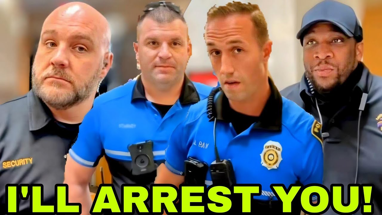 EVERY COP IN THE BUILDING TRIES TO ARREST THIS GUY! - YouTube