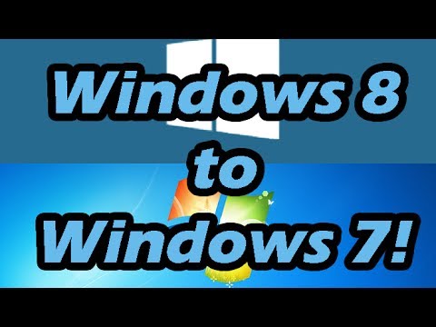 How to downgrade from Windows 8/8.1 to Windows 7