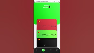 Mobile banking app UI - Adobe Xd (fully animated)