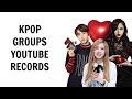 KPOP GROUPS YOUTUBE RECORDS | October 2017