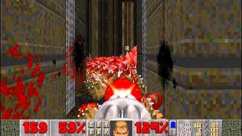 Doom 2 Combat Shock Level 4 UV with 99.9% in 1:20:22