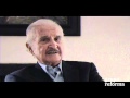 Carlos Fuentes platica sobre su forma de trabajo