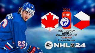 KANADA - ČESKO | Mistrovství světa v hokeji 2024 🏒