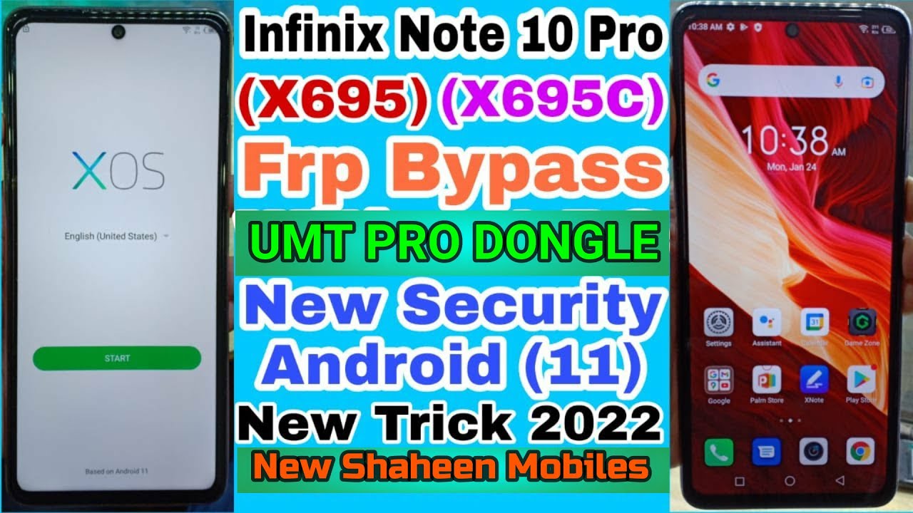 Infinix Note 10 Pro X695 X695D FRP Remove Just 1 Click UMT PRO Dongle ...