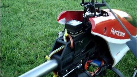 Gaui 550 - Tail Kick AR7000 RX, GY401 Gyro, Futaba 9254 Tail Servo, DX7 TX