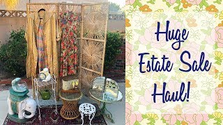 Estate Sale Haul (Rattan, Chinoiserie, and Kitsch Galore!) by Emily Vallely-Pertzborn 4,295 views 4 years ago 8 minutes, 17 seconds