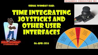 Time Integrating Joystick and Other User Interfaces using Serial Wombat 18AB Processed Input Module