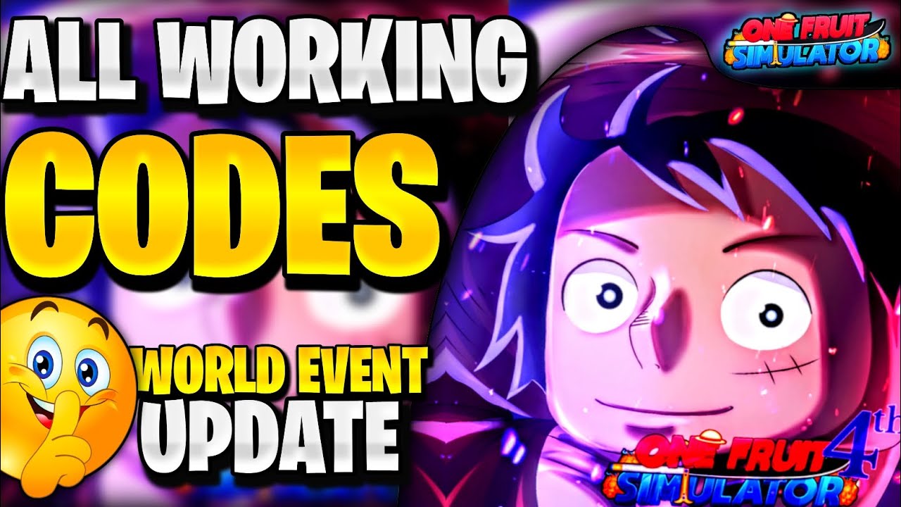 💥*NEW* ALL WORKING WORLD EVENT UPDATE CODES FOR ONE FRUIT | ROBLOX ONE ...