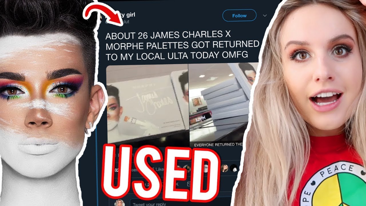 IS ULTA SELLING USED JAMES CHARLES PALETTES?? - YouTube