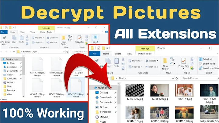 How to decrypt jpg || How to decrypt pictures || How to repair corrupt jpg files