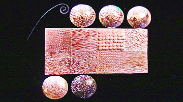 Doming A Textured Piece Of Copper While Maintaining The Texture