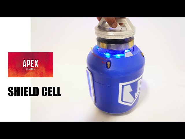 3Dプリンター】光るシールドセル作ってみた- I made a glowing shield