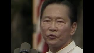 State Visit Philippines, Arrival Ceremony for President Marcos on September 16, 1982