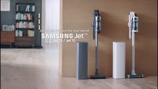 Samsung Jet 75 Stick & Clean Station – Cleaner. Longer. Stronger.