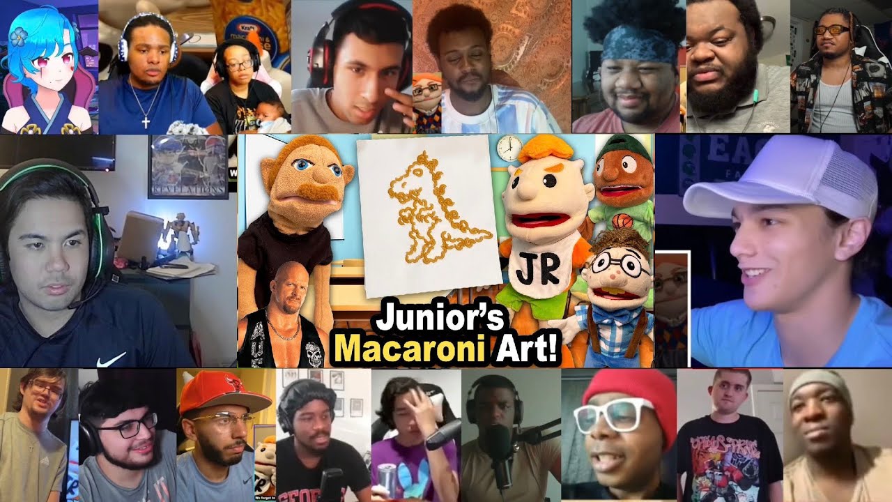 SML Movie: Junior's Macaroni Art! Reaction Mashup