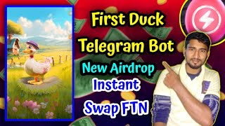 first duck instant swap  first duck telegram bot mining   first duck telegram bot instant payment