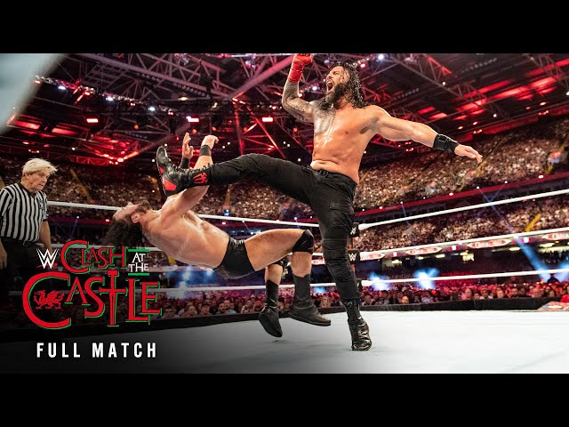 FULL MATCH: Reigns vs. McIntyre — Undisputed WWE Universal Title Match: Clash at the Castle 2022 class=