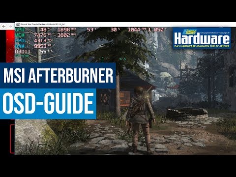 Fps, Temperatur, Taktraten im Spiel anzeigen | MSI Afterburner für Grafikkarten + CPUs