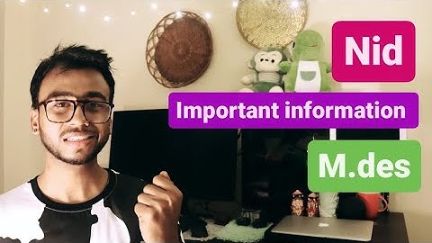 NID M.Des RESULT OUT ( ALL IMPORTANT INFORMATION )