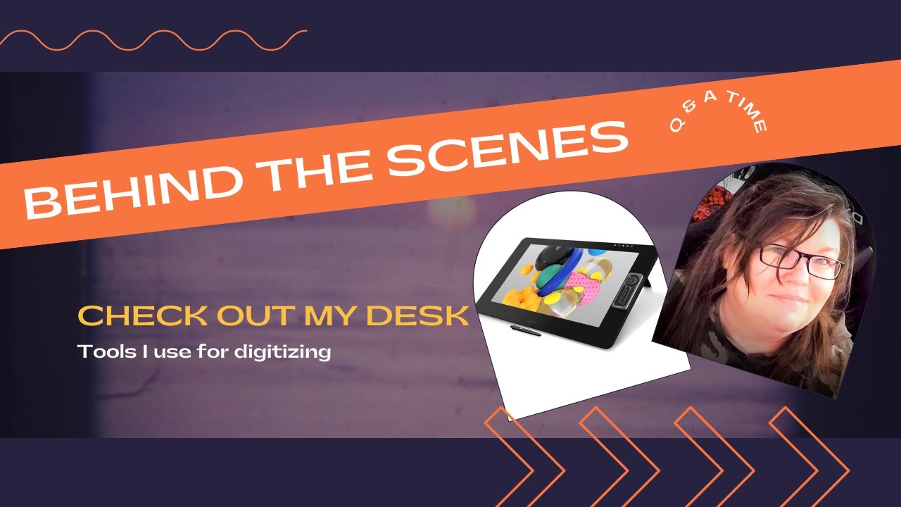 OML Embroidery Live Behind the Scenes! Check out my digitizing tools