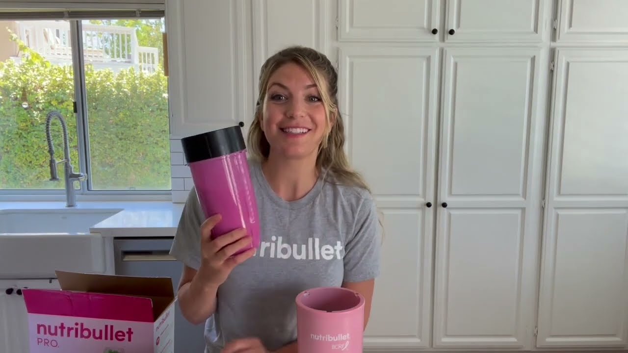 nutribullet Pro BCRF Exclusive, 12pc. Matte Pink