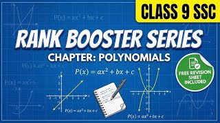 Class 9 Polynomials | Rank Booster | Fast Revision + Important Questions