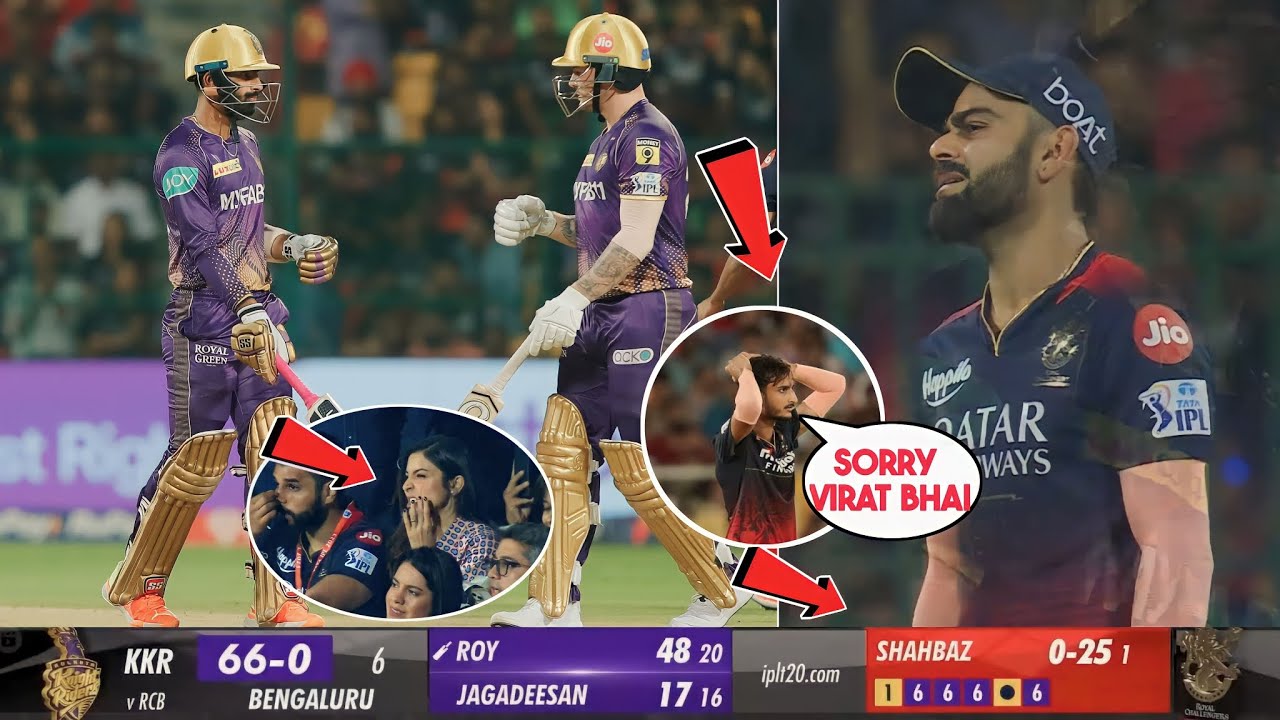 virat kohli got very angry on sahbaz ahmed || Jason roy hit 3 six ...