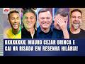 MAURO CEZAR RIU MUITO! "E o LUCIANO HUCK APARECENDO após a CONVOCAÇÃO do NEYMAR, cara??? KKKKKK!"