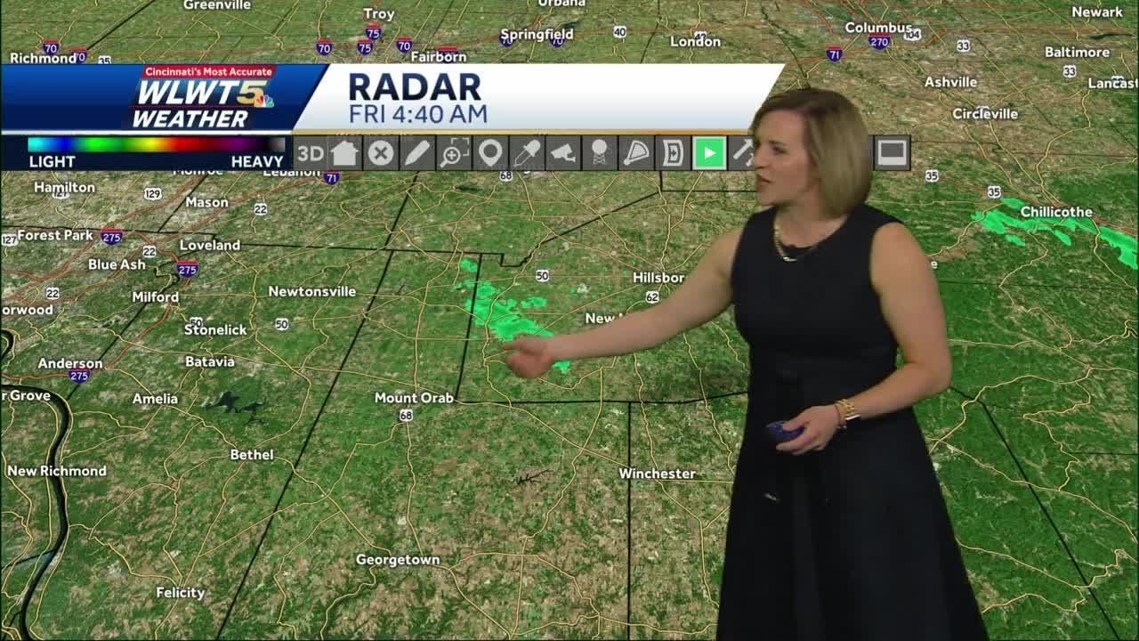Spotty Showers Linger - YouTube