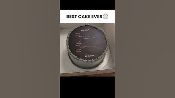 A Birthday Cake for Programmers!